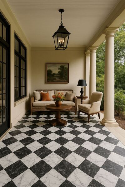 Technojet Kendinden Yapışkanlı Modern Tasarım Mutfak Banyo Zemin Duvar Kaplama 30cm×30cm(4'lü Paket)