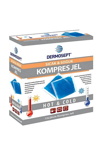 DERMOSEPT Hot Cold Thermo Gel Compress 13 X 26 cm Average Size