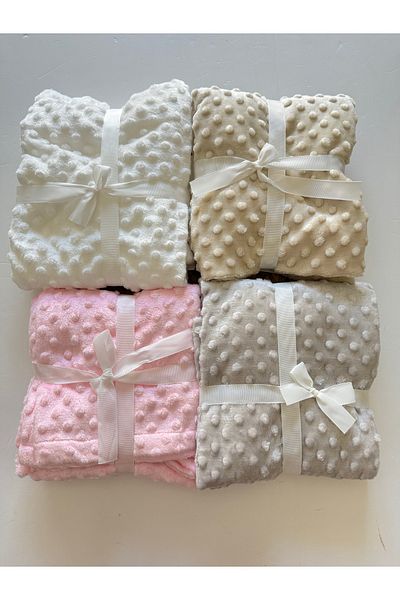 PİLEKİ BABY 90*100 cm Baby Chickpea Blanket 100% Natural Fabric
