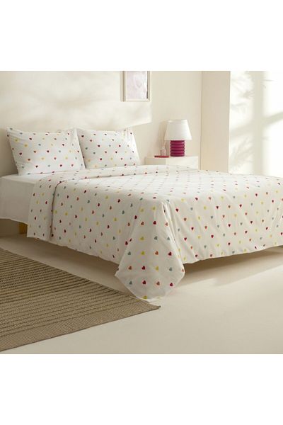 Karaca Sarah Anderson Amour Doppelbett Bettw sche Set Multicolor
