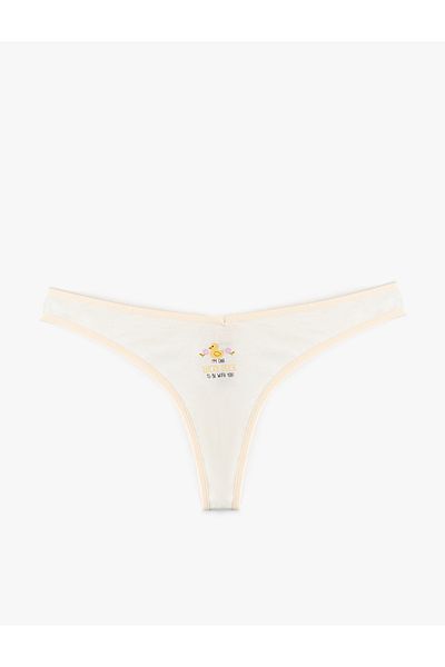 Koton New Season Cotton Duck Printed Women's Panties