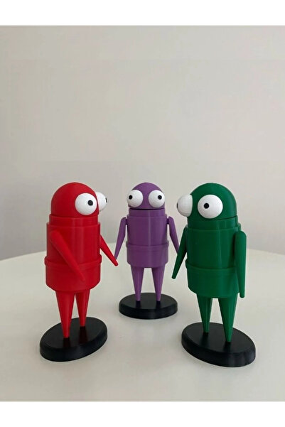 3dprint.market R.e.p.o. Robot 3'lü Figür Koleksiyon Figür Seti Repo Oyunu Efs...
