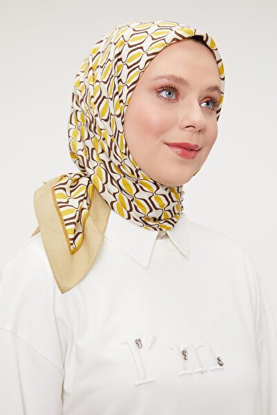 Levidor Μοντέλο με μοτίβο λαδιού πράσινου χρώματος Μεταξωτό μαντήλι