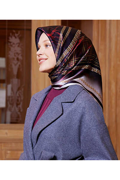 Armine Шовковий шарф - Nostalji Sura 8615DS-05 Геометричний візерунок, багато...