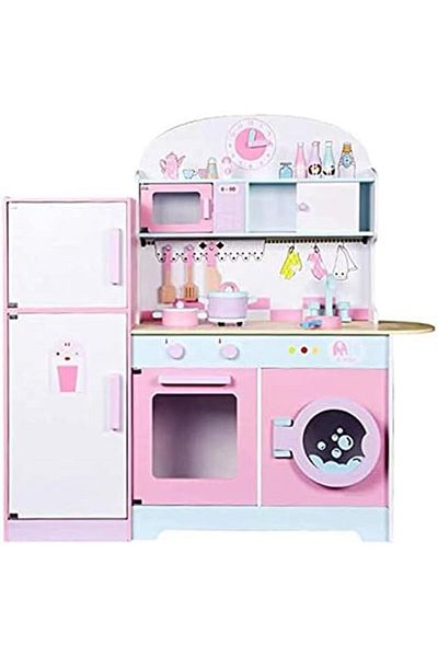 Other Wooden Kitchen for Kids, Pink Color, Birthday Gift