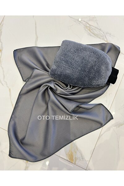 euroist Oto Yıkama Seti: Mikrofiber Araba Yıkama Eldiveni Ve Mikrofiber Cam B...