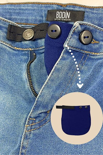 bodin Maternity Pants Waist Extender-Women's Pants Extender Right Button Compatible