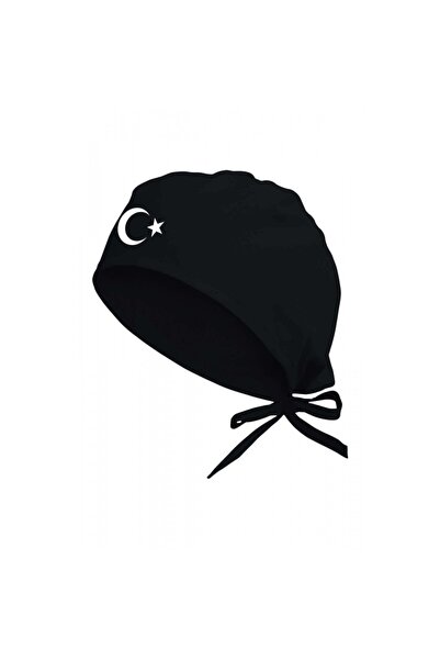 Tasarım Trend Ayyıldız Temalı Özel Tasarım Cerrahi Bone Siyah