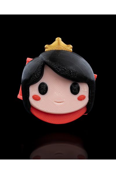 OddieArtStore Princess Shaped Airtag Case (Shipped Together with a Leash)