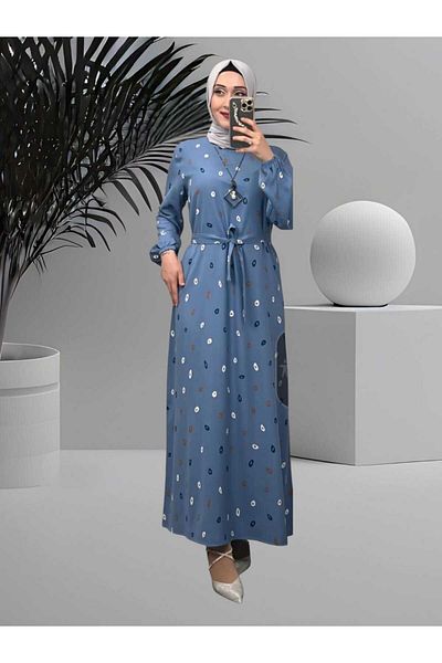 Freeista Blue Hijab Dress 2504295