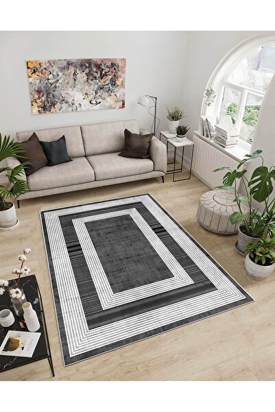 Dijidekor Shine M(30) Gri Fringeless cu bază anti-alunecare Digital cu imprim...