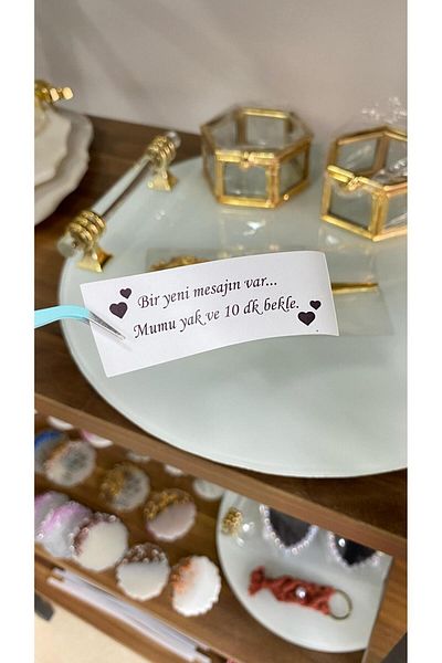 ARLetikettasarım Candle Bottle Label 2X6 cm 68 Pieces - Arletikettasarım