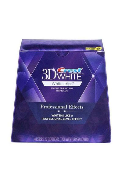CREST 3D White Whitestrips Teeth Whitening Kit, 40 Strips