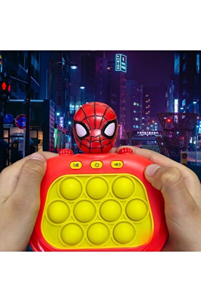 Kuzey YÜKSEK KALİTE KIRMIZI ÖRÜMCEK ADAM POPİT SESLİ RENKLİ LED IŞIKLI POPİT ...