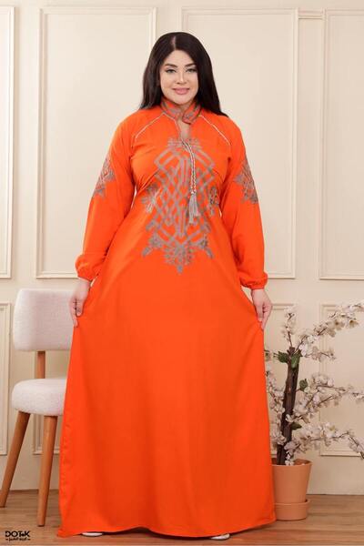 Generies عبايه قطن ضد الانكماش عالية الجودة بتصميم رائع وباستك من الاكمام وبح...