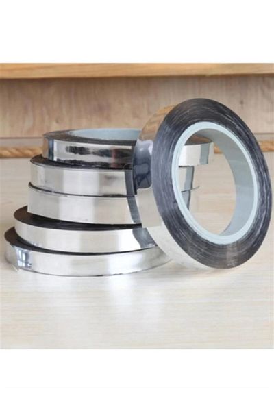 Onay Store Silver Metallized Raffia 25 Meters - Decoration Ribbon with Gift Wrap