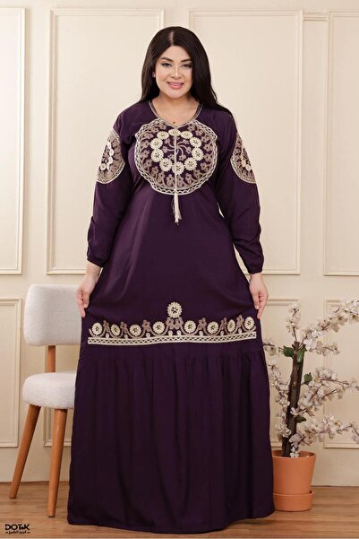 Generies عبايه قطن ضد الانكماش عالية الجودة بتصميم رائع وباستك من الاكمام وبحزام من الوسط  معالج ضد الانكماش