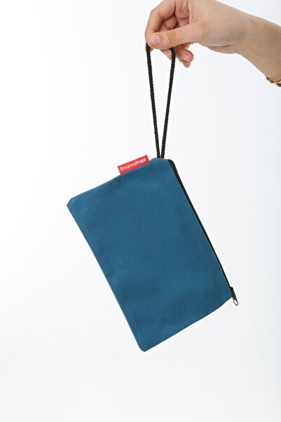 Baghashtag Lacivert Clutch Bez Çanta