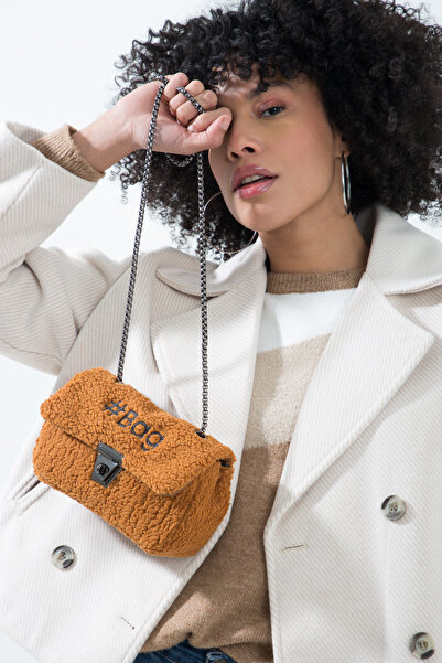 Baghashtag Brown Mini Plush Bag