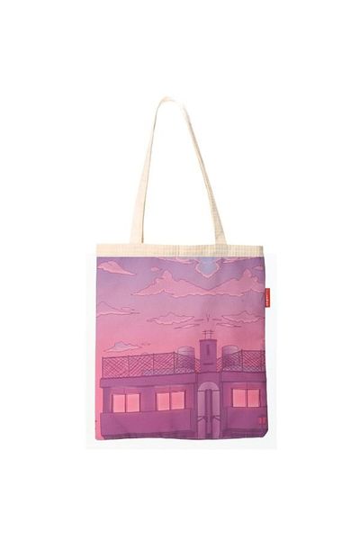 Baghashtag On Air Anime Stork Printed υφασμάτινη τσάντα