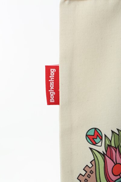 Baghashtag Istanbul Graffiti Printed Cloth Bag