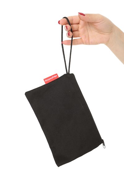 Baghashtag Black Clutch Cloth Bag