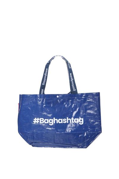 Baghashtag Τσάντα παραλίας μεγάλου μεγέθους με μπλε άμμο