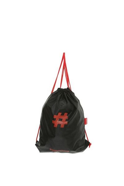 Baghashtag حقيبة ظهر باللون الأسود والأحمر