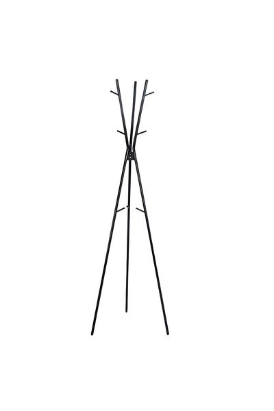Generic Elegant and modern vertical clothes hanger for hanging clothes and jackets, black color