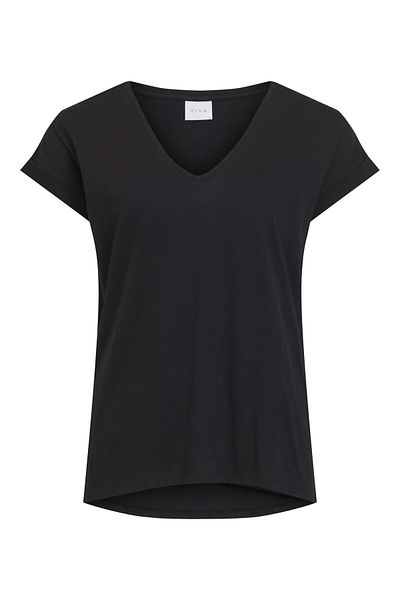 VILA T-Shirt Basic-V-Ausschnitt