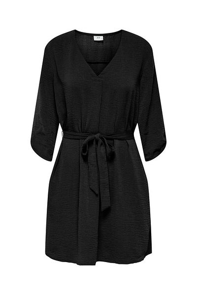 JDY Kleid Normal geschnitten V-Ausschnitt Voluminöser Armschnitt Kurzes Kleid