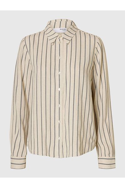 Selected Femme Langarmhemd Streifen