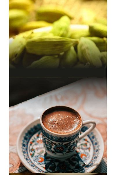 HatayBazaar HatayBazaar- 250 Gr. Medium Roasted Fresh Turkish Coffee with Cardamom (henli̇)