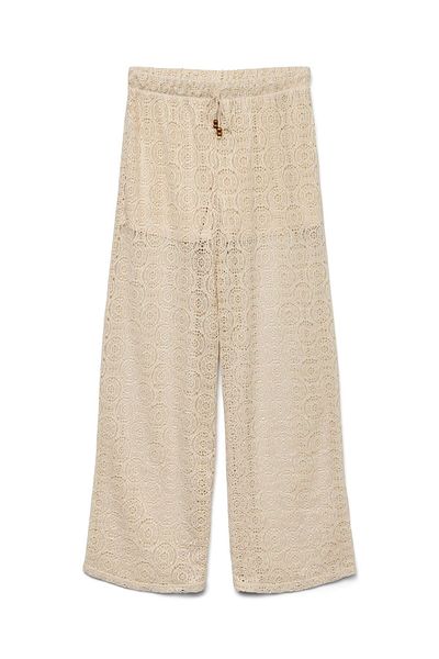 Veromoda Curve Hose mit weitem Beinschnitt VMCMAYA Mittlere Taille Hose