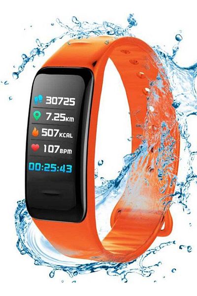 Generic Wearfit Smart Sports Bracelet Orange WristbandWearfit