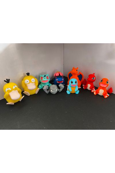 Alwin3d Mini Pokemon Family Chibi Toy Figure