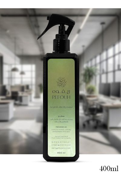 Generic Refouh Air Freshener Spray 400ml Long-Lasting, Odor Remover, Essential Oils, No Aerosol