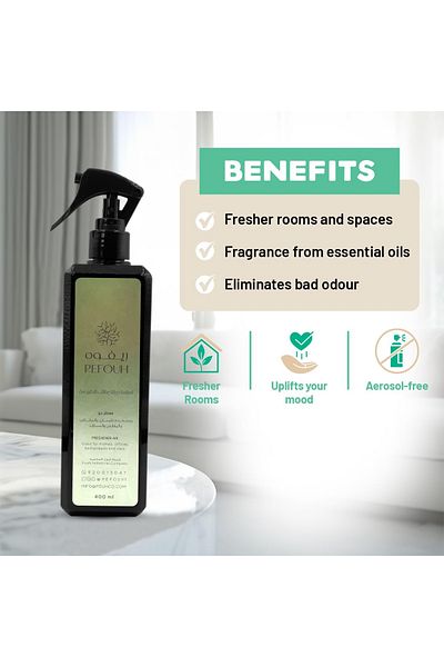 Generic Refouh Air Freshener Spray 400ml Long-Lasting, Odor Remover, Essential Oils, No Aerosol