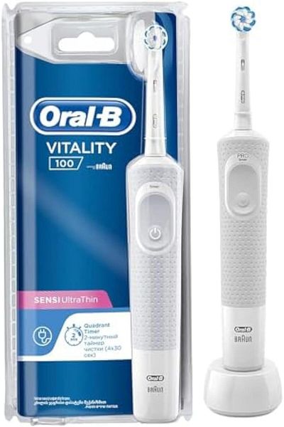 Oral-B Vitality 100 Cross Action Rechargeablre Toothbrush White