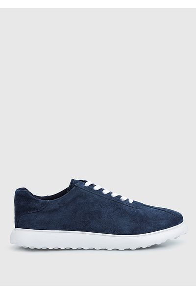 Provoq Leather Men's Shoes - Navy Blue
