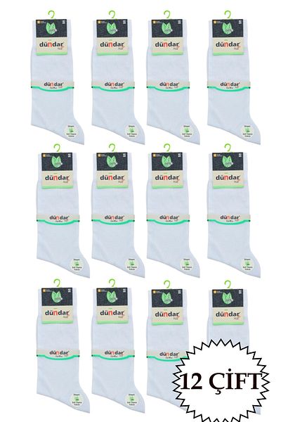Dündar Men's Summer Thin Knee-Length Long Socks 12 Pack 40-44