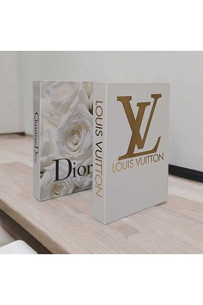 NariHome Decorative Book Box Set of 2