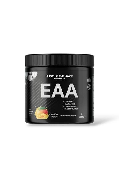 MUSCLE BALANCE Eaa Essential Amino Acid 370 Gr 30 Servings Mango