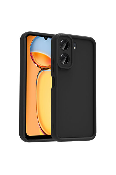 halkhouse Xiaomi Poco C65 Kılıf Kamera Korumalı Kırılmaz Renkli Esnek Şık Yum...