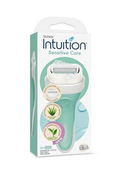 Schick Intuition Shaving Razor and Foaming Mousse with Aloe Vera and Vitamin E
