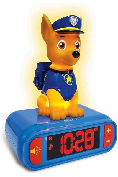 LEXIBOOK Alarm Clock With 3D Light, Paw Patrol, LEXIBOOK