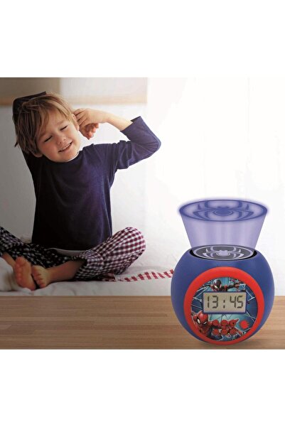 LEXIBOOK Alarm Clock With Projector, Spider-Man, LEXIBOOK