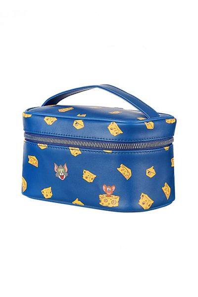Miniso Tom and Jerry Makeup Bag - Blue