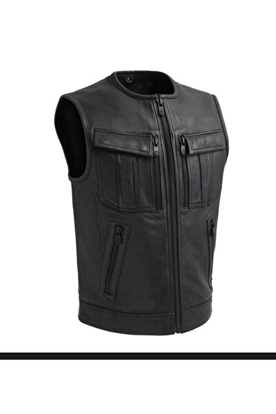 DESAR Hakiki Bellandi Deri Yelek