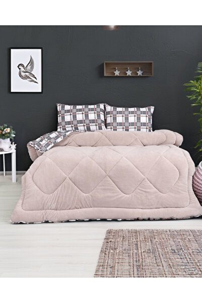 Lavinya Home Denizli Çift kişilik lüks Welsoft yorgan 3 parça
